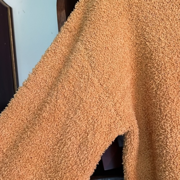 SANCTUARY Butterscotch Plush Bishop Sleeve Crew Neck Sweater, Size Medium, GUC. - Picture 5 of 10